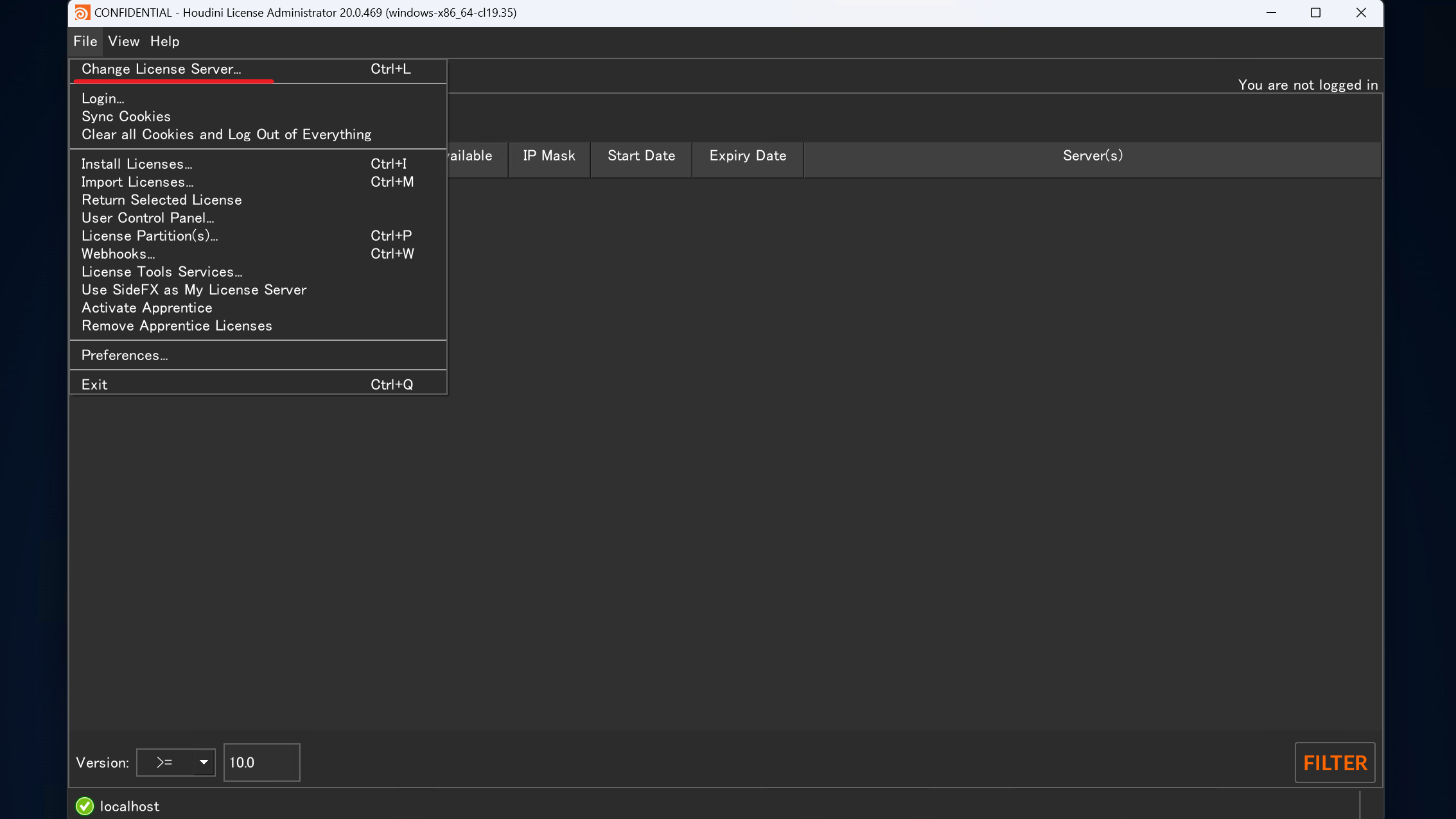 フローティングライセンス インストール方法 – インディゾーンサポート
