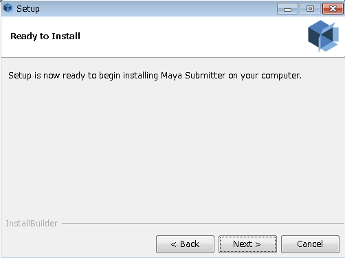 Maya用サブミッションプラグインのインストール Windows インディゾーンサポート