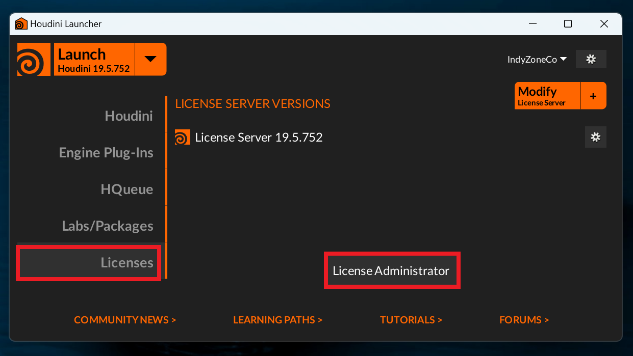 ノードロックライセンス インストール方法 – インディゾーンサポート